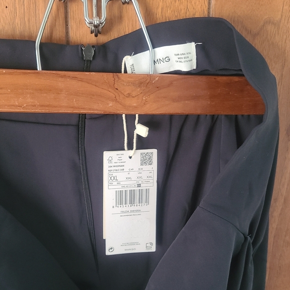 NWT Mango Slip Pencil Skirt, XXL - Picture 4 of 5